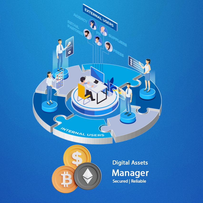 Portfolio of digital assets under management